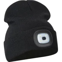 Czapka zimowa z LED rPET MAITLAND