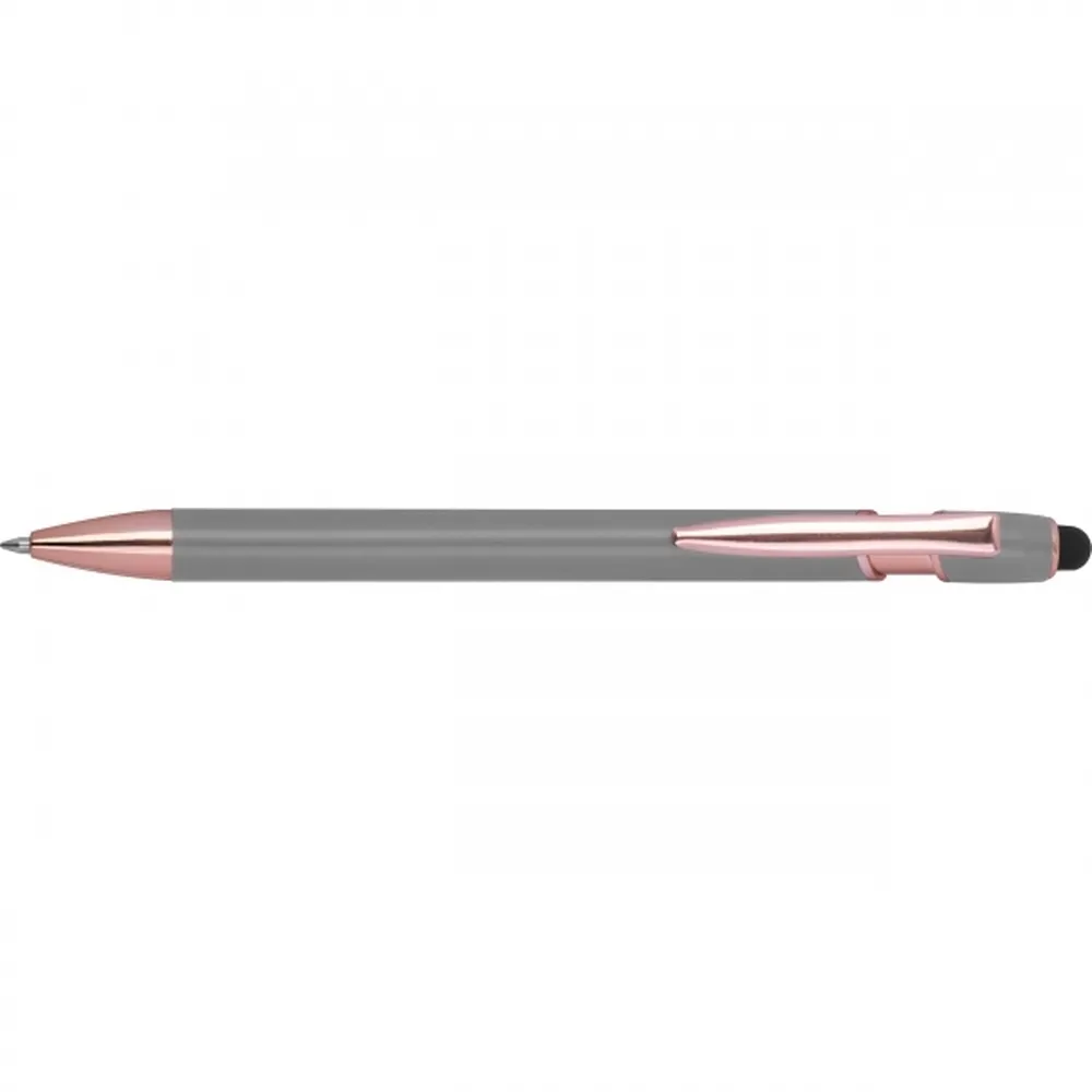 Długopis aluminiowy z recyklingu żelowy touch pen BELO HORIZONTE