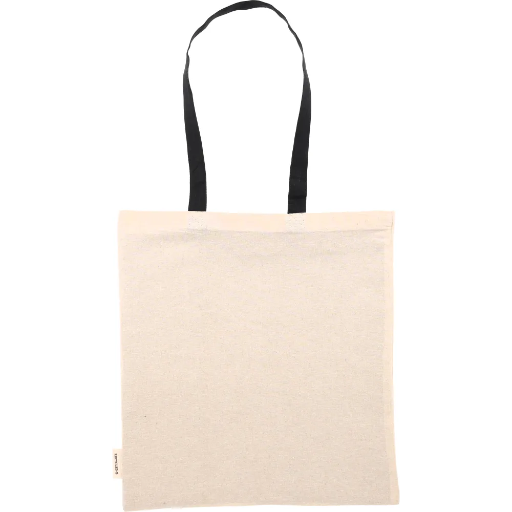 Torba bawełniana z długimi uszami, z recyklingu 140g/m2 CAMBRIDGE