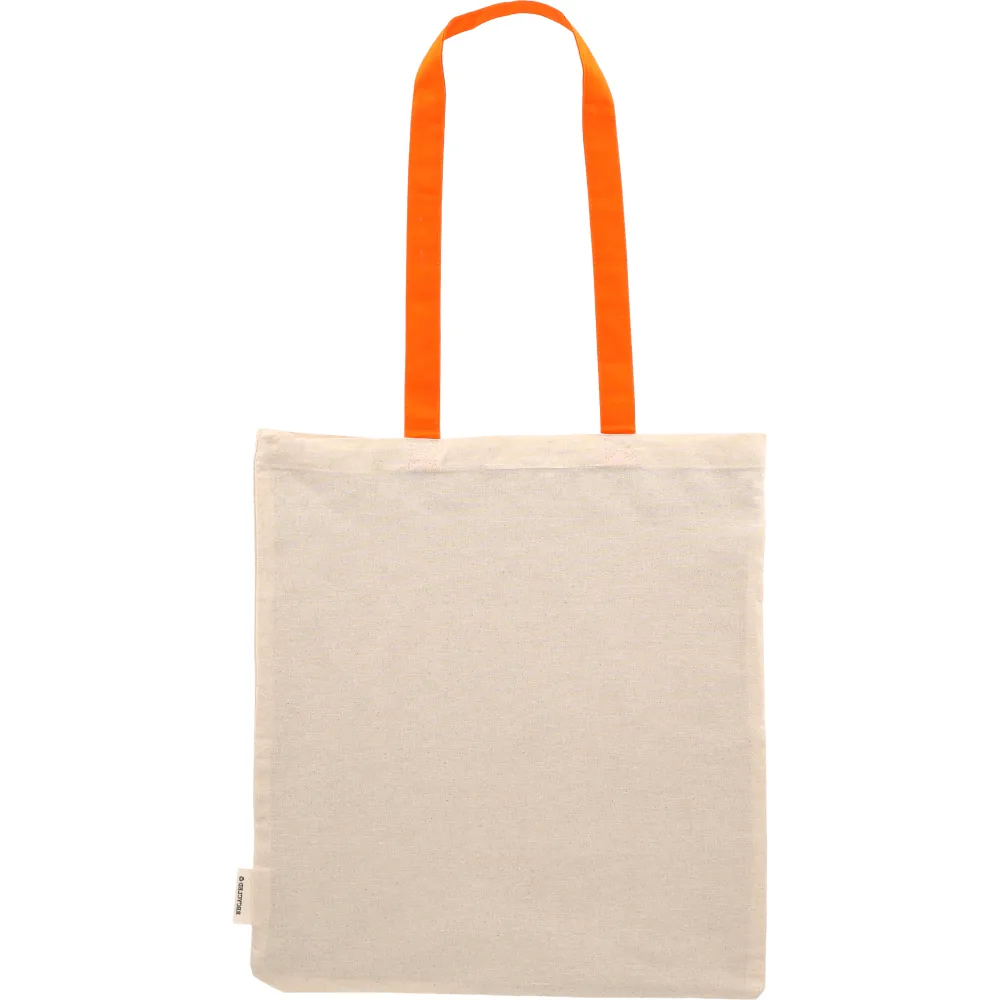 Torba bawełniana z długimi uszami, z recyklingu 140g/m2 CAMBRIDGE