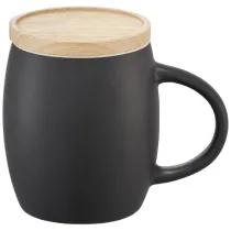 Ceramiczny kubek Hearth z drewnianym wiekiem/spodeczkiem