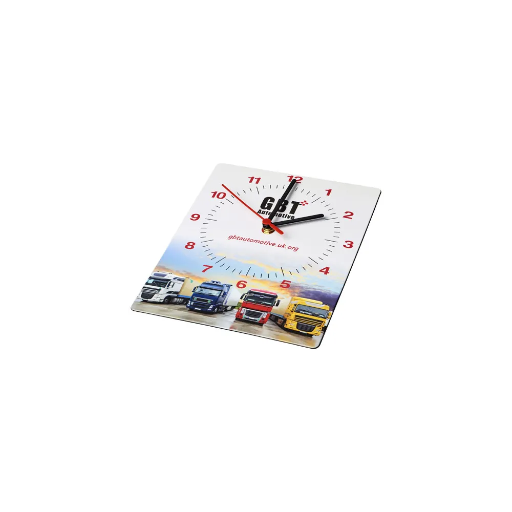 Prostokątny zegar ścienny Brite-Clock®