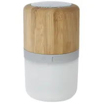 Bambusowy głośnik Bluetooth® Aurea z podświetleniem 