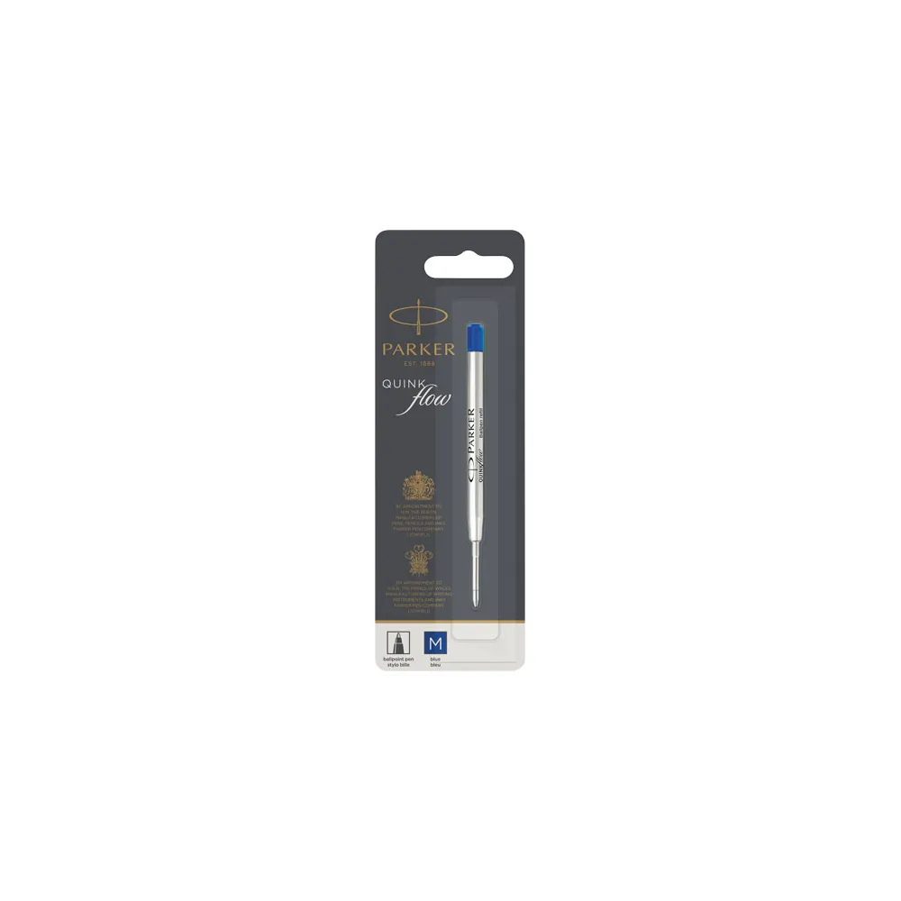 Parker Quinkflow ballpoint pen refill (blue ink)