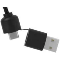 SCX.design C38 kabel do ładowania z podświetlanym logo 5-w-1 rPET i z kwadratową drewnianą obudową 40W