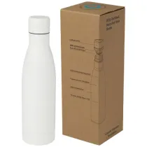 Vasa butelka ze stali nierdzwenej z recyklingu z miedzianą izolacją próżniową o pojemności 500 ml posiadająca certyfikat 