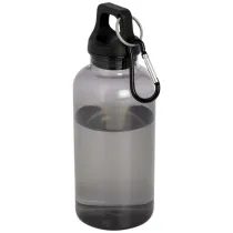 Oregon butelka na wodę o pojemności 400 ml z karabińczykiem wykonana z tworzyw sztucznych pochodzących z recyklingu z certyf