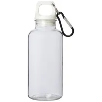 Oregon butelka na wodę o pojemności 400 ml z karabińczykiem wykonana z tworzyw sztucznych pochodzących z recyklingu z certyf