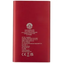 Pep powerbank o pojemności 4000 mAh Type-C z aluminium pochodzącego z recyklingu 