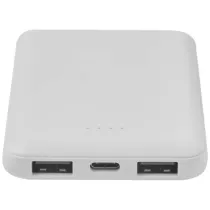 Asama powerbank o pojemności 5000 mAh Type-C z tworzyw sztucznych pochodzących z recyklingu