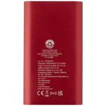 Juice bezprzewodowy powerbank o pojemności 4000 mAh Type-C z aluminium pochodzącego z recyklingu 