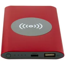 Juice bezprzewodowy powerbank o pojemności 4000 mAh Type-C z aluminium pochodzącego z recyklingu 