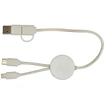 Chechia kabel do synchronizacji danych i szybkiego ładowania 5 w 1 27 W o długości 30 cm z tworzyw sztucznych pochodzących z