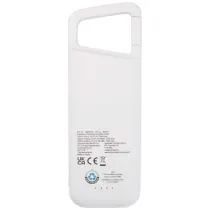 Alkes wodoodporny powerbank z karabińczykiem o pojemności 5000 mAh i mocy 12 W, wykonany z tworzyw sztucznych pochodzących z 