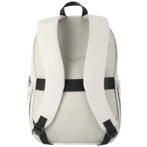 Puffer plecak na laptopa o przekątnej 15,6 cali o pojemności 18 l wykonany z materiałów z recyclingu z certyfikatem GRS