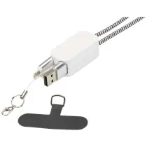 Anser smycz do smartfona z tworzyw sztucznych pochodzących z recyklingu z wbudowanym kablem 5 w 1 obsługującym moc 27 W