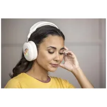 Alzir bezprzewodowy zestaw słuchawkowy Bluetooth® wokółuszny z tworzyw sztucznych pochodzących z recyklingu