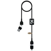 SCX.design C32 kabel do ładowania 60 W z przełącznikiem i podświetlanym logo