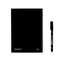 INFINITEBOOK PLAIN A5. Infinitebook z elastyczną okładką i 15 zwykłymi stronami do tablicy