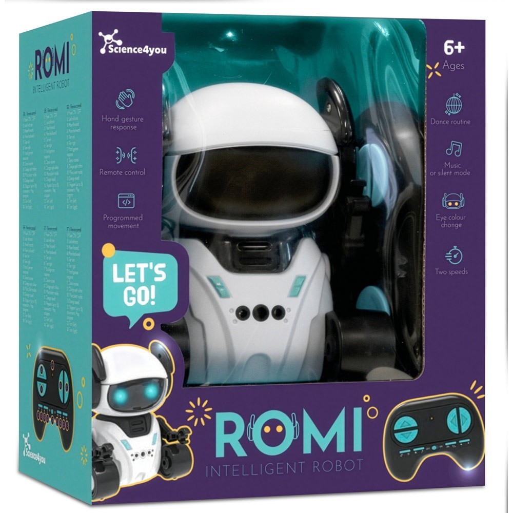 ROMI INTELLIGENT ROBOT. Zabawka edukacyjna dla dzieci