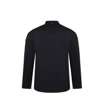 VL AGNI. Kurtka kucharska unisex (190 g/m²) z bawełny (35%) i poliestru z recyklingu (65%)