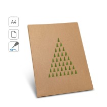 POE. Teczka na dokumenty formatu A4 wykonana w 100% z papieru pochodzącego z recyklingu (450 g/m²)