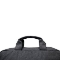 GENOA. Wyściełana torba na laptopa z recyklingowanego poliestru 600D o wysokiej gęstości 15”