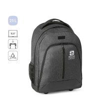 EINDHOVEN. Plecak na kółkach na laptopa 15.6'' z poliester 600D