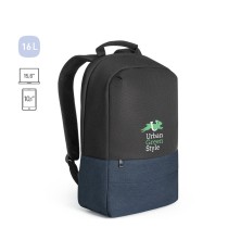 GENOA BPACK. Plecak antykradzieżowy z poliestru 600D o wysokiej gęstości pochodzącego z recyklingu