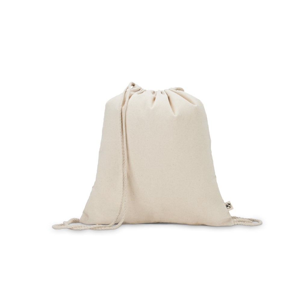 MAIORCA. Torba na plecak wykonana w 100% z bawełny pochodzącej z recyklingu (180 g/m²)