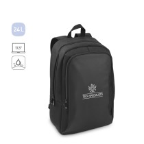 DRAMMEN. Plecak na laptopa z poliestru z recyklingu o wysokiej gęstości 600D