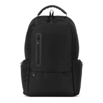 BOSTON SOLID. Plecak na laptopa (17") z nylonu 150D z 2 wyściełanymi przegrodami