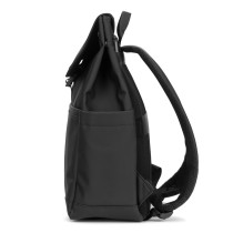 AZORES BAG. Plecak na laptopa (16") z PU, z klapką zakrywającą wszystkie komory