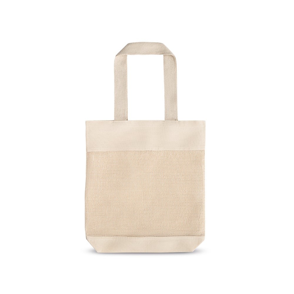 MUMBAI. Torba z siatki wykonana w 100% z bawełny (180 g/m²)