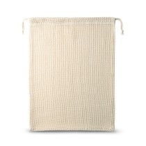 NAPOLI. Torba ze 100% bawełny (120 g/m²) z siateczką ze 100% bawełny z przodu (100 g/m²)