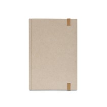 DICKINSON. Notatnik A5 w twardej oprawie wykonany z papieru z trzciny cukrowej (80% trzciny cukrowej) z kartkami w linie