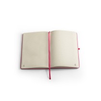 ANNE. Notatnik A5 z poliestru z recyklingu (100% rPET) z kartkami w linie