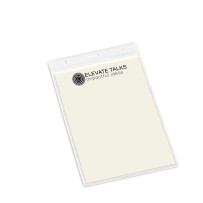 WHITMAN. Pionowe etui na identyfikator wykonane z PVC