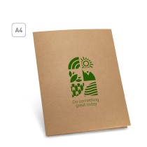 PUZO. Teczka na dokumenty A4 wykonana z 100% z papieru z recyklingu (400 g/m²)
