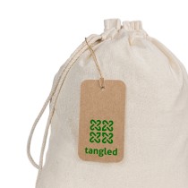 LABEL RECTANGULAR. Etykieta prostokątna wykonana w 100% z papieru pochodzącego z recyklingu (700 g/m²)