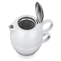 COLE. Porcelany zestaw do herbaty 2 w 1