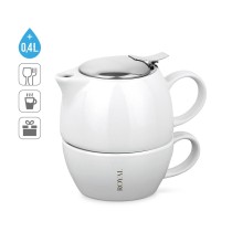 COLE. Porcelany zestaw do herbaty 2 w 1