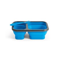 DILL. Lunch Box. Wysuwane hermetyczne pudełko wykonane z silikonu i PP (480 i 760 mL)