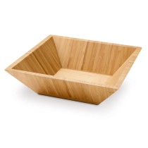 PEPPER. Kwadratowa bambusowa miska do sałatek