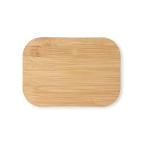 SHINO. Lunch Box. Pudełko na lunch ze stali nierdzewnej z bambusową pokrywką 800 ml