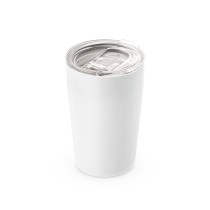 SLIDER. Dwuścienny kubek podróżny do sublimacji wykonany 380 ml