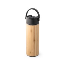 LAVER. Butelka termiczna z bambusa, stali nierdzewnej i PP 440 ml
