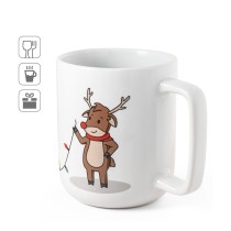 REINDEER. Kubek z nadrukiem świątecznym 330 ml