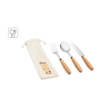 BOULUD. 3-częściowy zestaw z drewna akacjowego