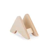 PLYCORK. Stojak ze sklejki z 6 korkowymi podstawkami